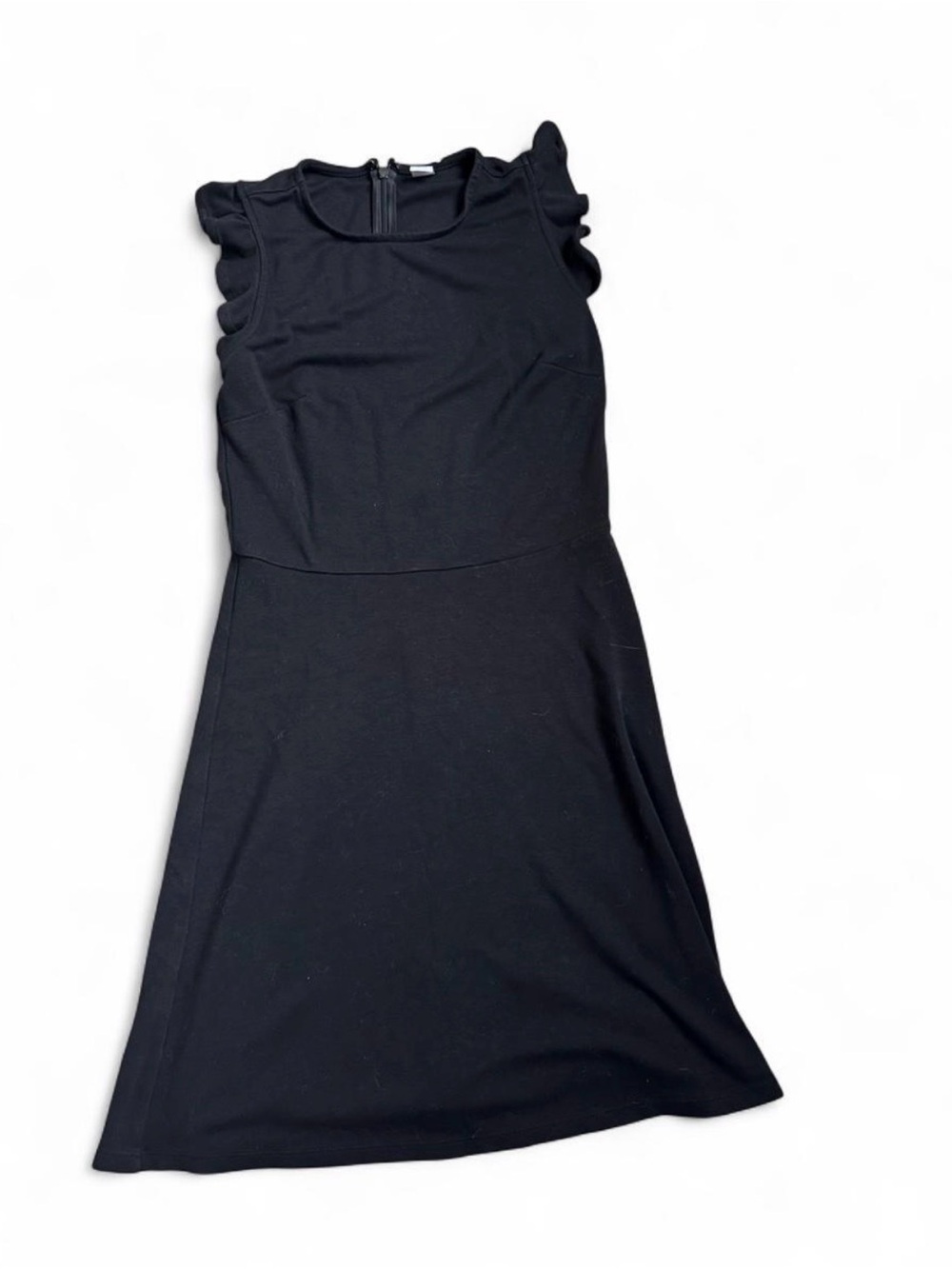 Old Navy Black Ruffle Sleeve Mini Dress